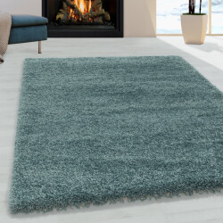 Muratap Monaco soft shaggy hoogpolig vloerkleed blauw / 80x150 cm