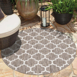 Muratap Sun in- & outdoor vloerkleed laagpolig 200 cm rond