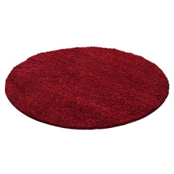 Muratap Basic rond shaggy vloerkleed hoogpolig- 160 cm rond