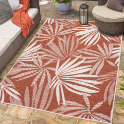 Muratap Duo binnen en buiten vloerkleed dubbelzijdig outdoor laagpolig tapijt creme- 120x170 cm