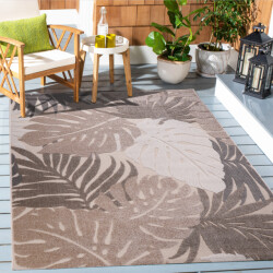 Muratap Binnen en buiten vloerkleed floral outdoor laagpolig tapijt 60x110 cm