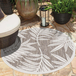 Muratap Sun in- & outdoor vloerkleed laagpolig 200 cm rond