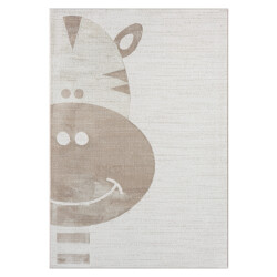 Muratap Mara vloerkleed kinderkamer creme laagpolig- 80x150 cm