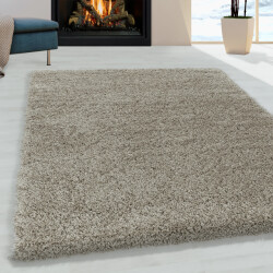 Muratap Monaco soft shaggy hoogpolig vloerkleed beige- 160x230 cm