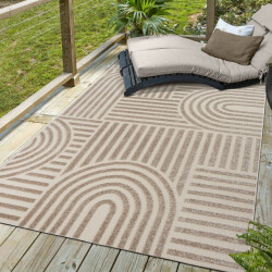 Muratap Berlin outdoor japandi - vloerkleed binnen en buiten laagpolig tapijt tuin- 200x290 cm