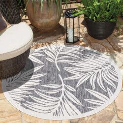 Muratap Sun in- & outdoor vloerkleed laagpolig 120 cm rond