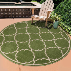 Muratap Buitenkleed berlin rond vloerkleed 120 cm rond