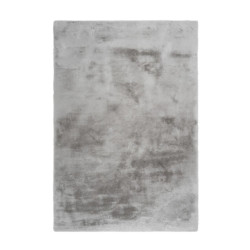 Muratap Emotion fluffy soft vloerkleed hoogpolig effen tapijt grijs- 160x230 cm