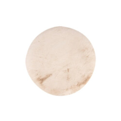 Muratap Heaven fluffy soft vloerkleed hoogpolig effen tapijt - 160 cm rond