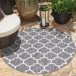 Muratap Sun in- & outdoor vloerkleed laagpolig 120 cm rond