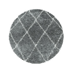 Muratap Harmony soft shaggy rond hoogpolig vloerkleed 120 cm rond