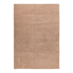 Muratap Basic home dream vloerkleed hoogpolig tapijt soft effen champagne- 80x150 cm