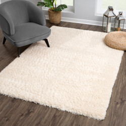 Muratap Porto soft fluffy vloerkleed hoogpolig effen 140x200 cm