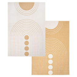 Muratap Duo binnen en buiten vloerkleed dubbelzijdig outdoor laagpolig tapijt 80x150 cm