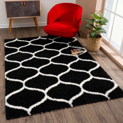 Muratap Madrid shaggy design vloerkleed creme hoogpolig- 140x200 cm