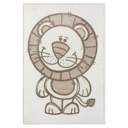 Muratap Mara vloerkleed kinderkamer creme laagpolig- 120x160 cm