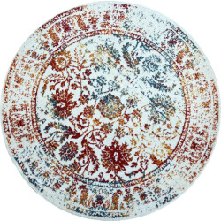 Muratap Vintage van gogh vloerkleed multi laagpolig- 240 cm rond
