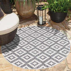Muratap Sun in- & outdoor vloerkleed laagpolig 160 cm rond