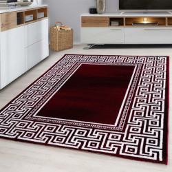 Muratap Parma design vloerkleed rood / wit laagpolig- 120x170 cm