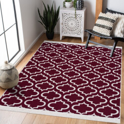 Muratap Boho kelim dubbelzijdig wasbaar vloerkleed creme- 120x170 cm