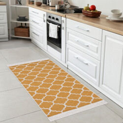 Muratap Boho kelim dubbelzijdig wasbaar vloerkleed grijs- 80x150 cm