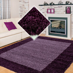 Muratap Basic shaggy kader vloerkleed hoogpolig- 300x400 cm