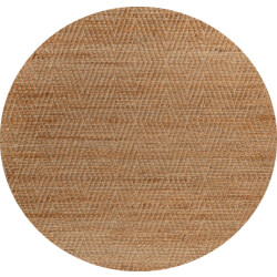 Muratap Nature jute tapijt geweven rond vloerkleed effen bohemian- 100 cm rond
