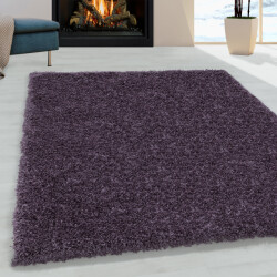 Muratap Monaco soft shaggy hoogpolig vloerkleed lila / 300x400 cm