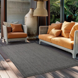Muratap Solid binnen en buiten vloerkleed indoor & outdoor laagpolig effen - 60x100 cm