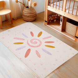 Muratap Play kids vloerkleed kinderkamer sparkling laagpolig speelkleed multi- 160x230 cm