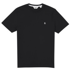 Original Penguin Sticker pete tipped ringer black