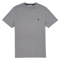 Original Penguin Sticker pete tipped ringer grey