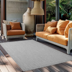 Muratap Solid binnen en buiten vloerkleed indoor & outdoor laagpolig effen - 80x250 cm