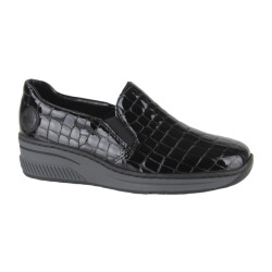 Rieker 48752-00 dames instappers sportief