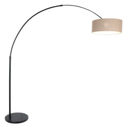 Bright Home Moderne vloerlamp polaris staal