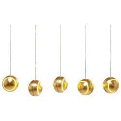 Kare Design Kare hanglamp spool cinque gold led