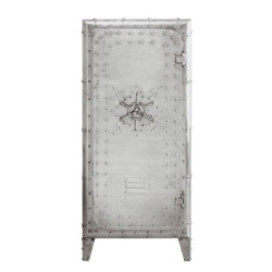 Kare Design Kabinetkast locker silver 66x152cm