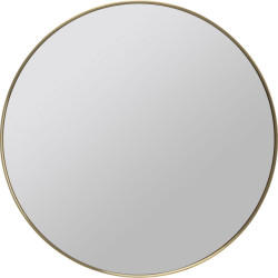 Kare Design Kare spiegel curve mo brass 100cm