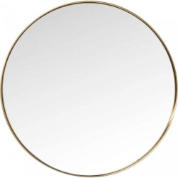 Kare Design Kare spiegel curve round brass