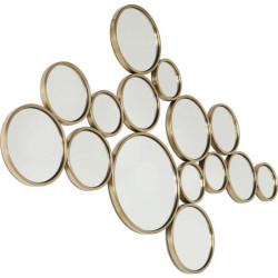 Kare Design Kare spiegel bubbles brass 93x138cm