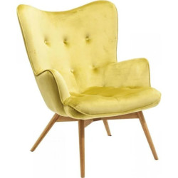 Kare Design Kare fauteuil vicky velvet green