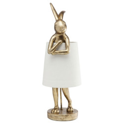 Kare Design Kare tafellamp animal rabbit gold 68cm