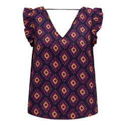 Only Onlleah s/s frill top cs ptm