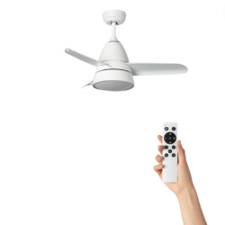 Ventiluxe Plafondventilator bruno met verlichting Ø91cm 6 snelheden- afstandsbediening -