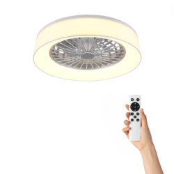 Cool Breeze Plafondventilator demi met verlichting Ø47cm 3 snelheden afstandsbediening -