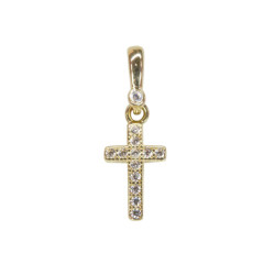 Christian Gouden miniatuur kruis hanger