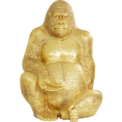 Kare Design Kare decofiguur gorilla gold xl 180cm