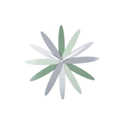 Karlsson wandklok bloom - Ø45cm
