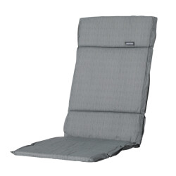 Madison tuinkussen fiber de luxe basic grey 125x51 -