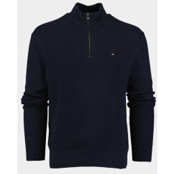 Tommy Hilfiger Pullover structure zip mock mw0mw36527/dw5